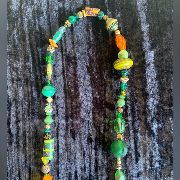 World Tribe Green Treasure Necklace - Picture 5 of 5